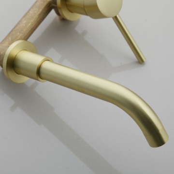 Muurkraan sunrise goud kraan tuit