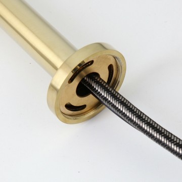 Muurplaat pesaro gebrosteld gouden kraan