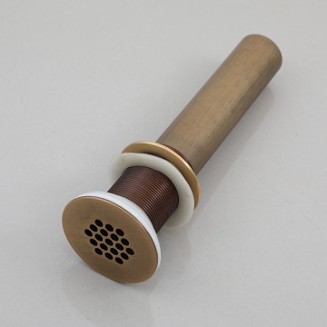 Nostalgische bronskleurige afvoer 0