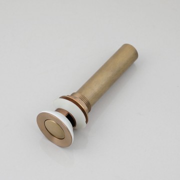 Nostalgische bronskleurige afvoer