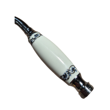 Nostalgische chroom handdouche