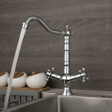 Nostalgische chroom kraan 0