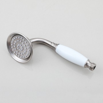 Nostalgische handdouche geborsteld nikkel