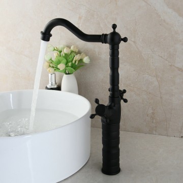 Nostalgische mengkraan zwart