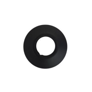 O 65 mm  mat zwarte  rozet