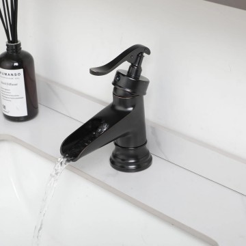 Olie brons wastefelkraan