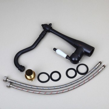 Olie bronzen keuken kraan