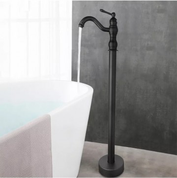 Olie bronzen staande bad kraan