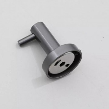 Onderzijde gun metal handdoekhaak