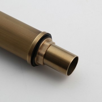 Onderzijde watervalkraan brons