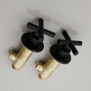 Opbouw bedieningshendels zwart