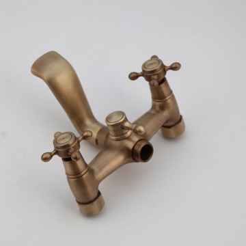 Opbouw regendouche bronskleurig