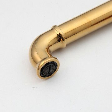 Perlator goudkleurige 3 delige kraan