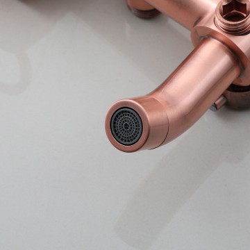 Perlator kraan koperkleurige regendouche