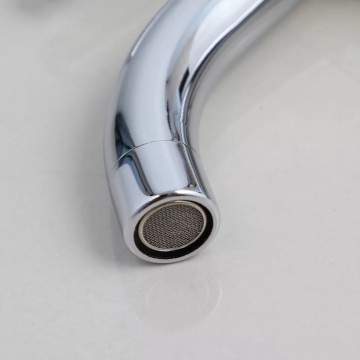 Perlator wastafelkraan chroom