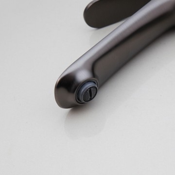 Perlator wastafelkraan mengkraan gun metal