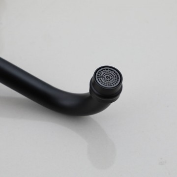 Perlator zwarte nostalgische inbouw mengkraan