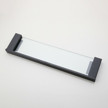 Plank voor onder de spiegel zwart