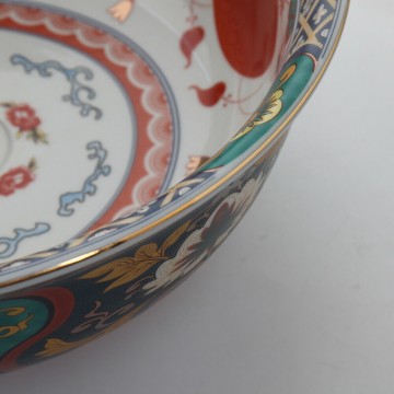 Rand waskom met gouden randje