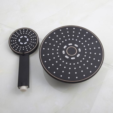 Regendouche rond zwart