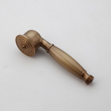 Retro handdouche bronskleurig