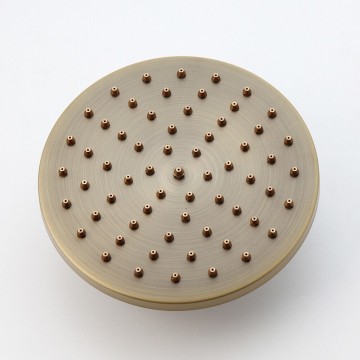 Ronde douchekop elegante bronskleurige opbouw regendouche