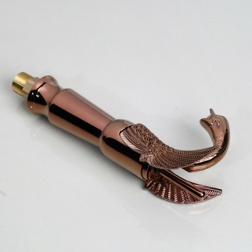 Rose goud wastafel kraan