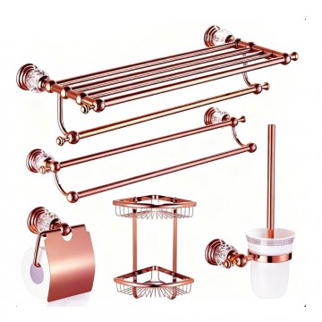 Rose gouden accessoire set 2