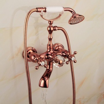 Rose gouden bad kraan