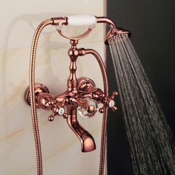 Rose gouden badkamer kraan 0