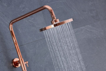 Rose gouden douchekop