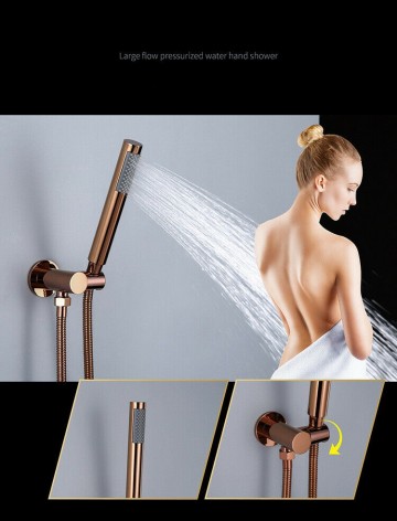 Rose gouden handdouche 0