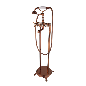 Rose gouden staande kraan 1 0