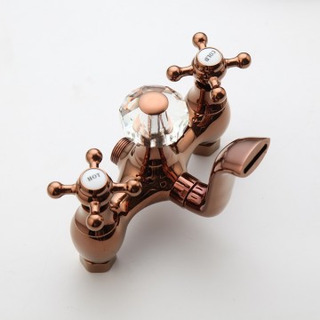 Rose gouden staande kraan 12