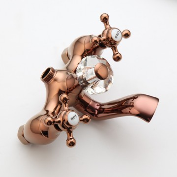 Rose gouden staande kraan 2