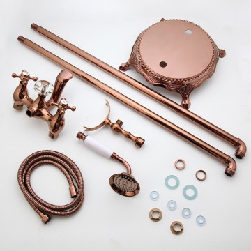 Rose gouden staande kraan 9