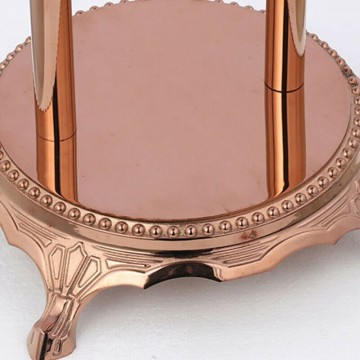 Rose gouden voet van de bad kraan