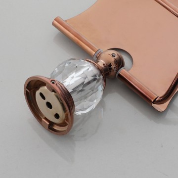 Rose gouden wc rol houder 3