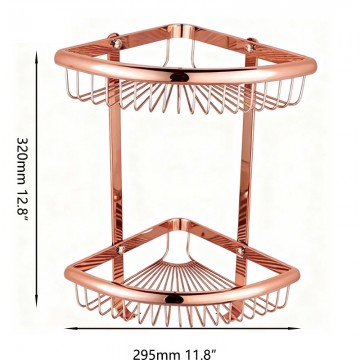 Rose goudkleurige badkamer accessoires 12 0