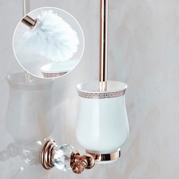 Rose goudkleurige badkamer accessoires 17 0