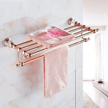 Rose goudkleurige badkamer accessoires 19