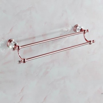 Rose goudkleurige badkamer accessoires 2