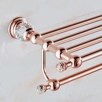 Rose goudkleurige badkamer accessoires 25 0