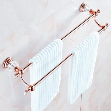 Rose goudkleurige badkamer accessoires 5