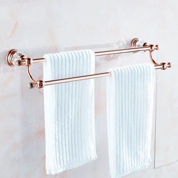 Rose goudkleurige badkamer accessoires 6