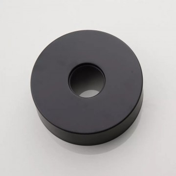 Rozet moderne zwarte vrijstaande badkraan