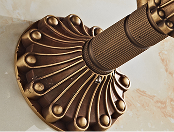 Rozet zeep bakje brons
