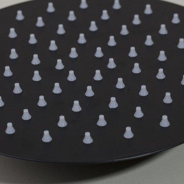 Rubberen nozzles op douchekop