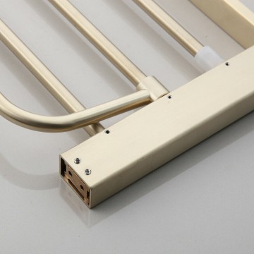 Rvs geborsteld gouden handdoek rek