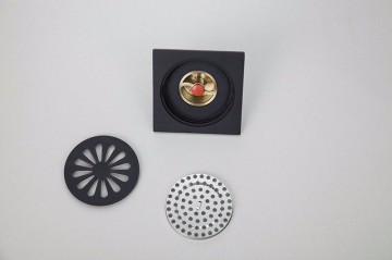 Olie brons doucheput  nostalgische uitvoering afvoer